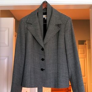 Herringbone Blazer 100% Wool